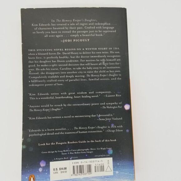 The Memory Keeper's Daughter: A Novel Paperback - Picture 2 of 4